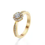 Pierścionek zaręczynowy z diamentami AJPZ_138